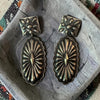 Double Concho Earrings-Rita Lee