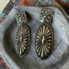 Double Concho Earrings-Rita Lee