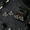 Checkered Quarter Cluster Y’allternative Edge Earrings