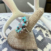 Native Made Heart Cluster Ring | R. Johnson | Size 9
