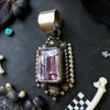 Vintage Nakai Fine Native Jewelry Amethyst Pendant | 1 3/4"