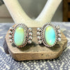 Vintage New-Old Stock Native Made Turquoise Stud Earrings | 1/2"