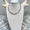 Orange Spiny & Sterling Pearl Choker