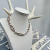 Orange Spiny & Sterling Pearl Choker