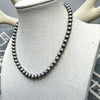 14" 6mm Chimney Butte Sterling Pearls