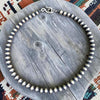 14" 6mm Chimney Butte Sterling Pearls