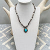 Vintage Kingman Turquoise Necklace with Bench-Made Beads