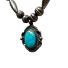Vintage Kingman Turquoise Necklace with Bench-Made Beads