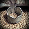 Native-Made Kingman Turquoise Wide Band Ring