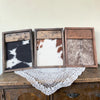 Cowhide Necklace Holder Display: Choose your hide!
