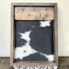 Cowhide Necklace Holder Display: Choose your hide!
