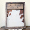 Cowhide Necklace Holder Display: Choose your hide!