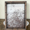 Cowhide Pendant Holder Display: Choice of Hides