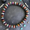6.5" Sunset Spiny Stretch Bracelet w/ 7mm Sterling Pearls
