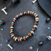 6.5" Sunset Spiny Stretch Bracelet w/ 7mm Sterling Pearls