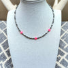 14" Bubblegum Puffed Coin Opal Choker