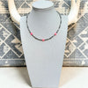 14" Bubblegum Puffed Coin Opal Choker