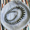21.5" 7-14mm Huge Graduated Sterling Pearl Necklace