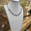 Vintage White Buffalo Set- Choker & Gorgeous Dangle Earrings- Native Handmade