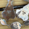 Vintage White Buffalo Set- Choker & Gorgeous Dangle Earrings- Native Handmade