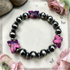 Heartsong Butterfly Stretch Bracelet