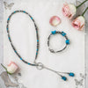 DreamMore Pull Through Blue Copper Mohave Butterfly Lariat