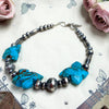 DreamMore Blue Copper Mohave T-Clasp Bracelet