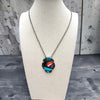 Tia Long XL Inlay Spade Pendant Necklace
