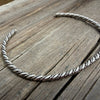 Sterling Silver Horse Tail Twist Cuff - Tahe