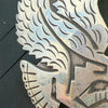 Striking Eagle Stamped Sterling Pendant- James Greyhawk
