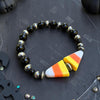 Candy Corn Stretch Bracelet- 6.25