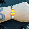 Candy Corn Stretch Bracelet- 6.25