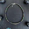 Sleepy Lavender & Nuclear Green Fire Opal Graduated Choker — 14" + 2"