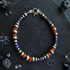 Ethiopian Fire Opal & Sleepy Lavender Fire Opal T-Clasp Bracelet — 7.5"