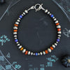 Ethiopian Fire Opal & Sleepy Lavender Fire Opal T-Clasp Bracelet — 7.5"