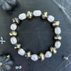 Grade AAA Freshwater Pearl Stretch Bracelet — 6.75"