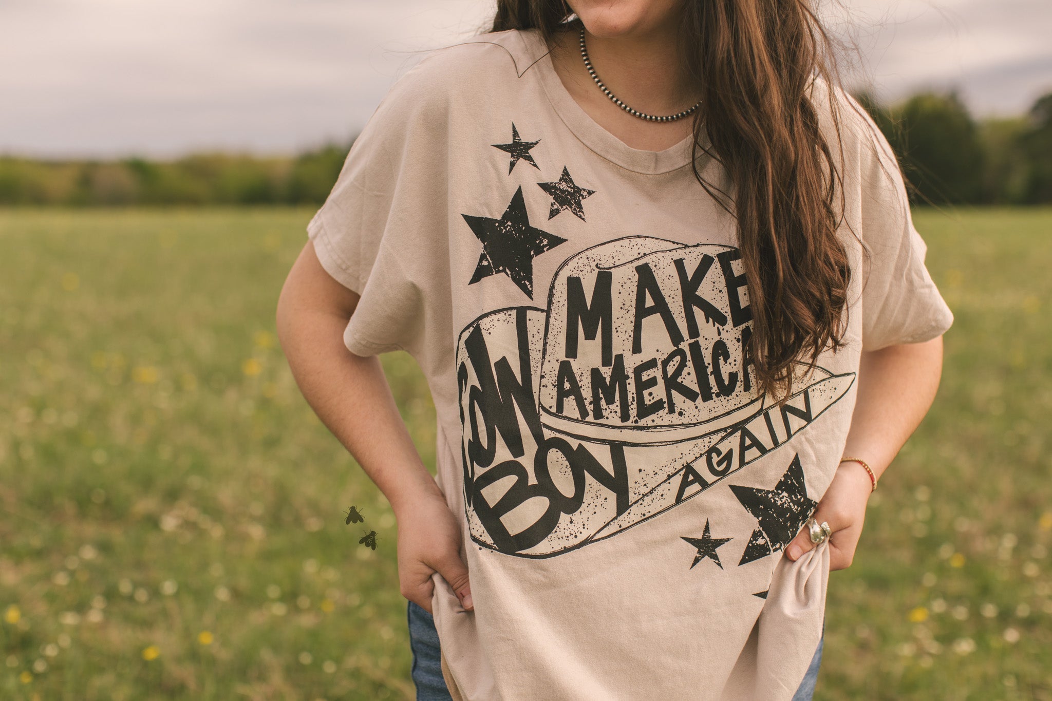 Make America Cowboy Again Oversized Tee