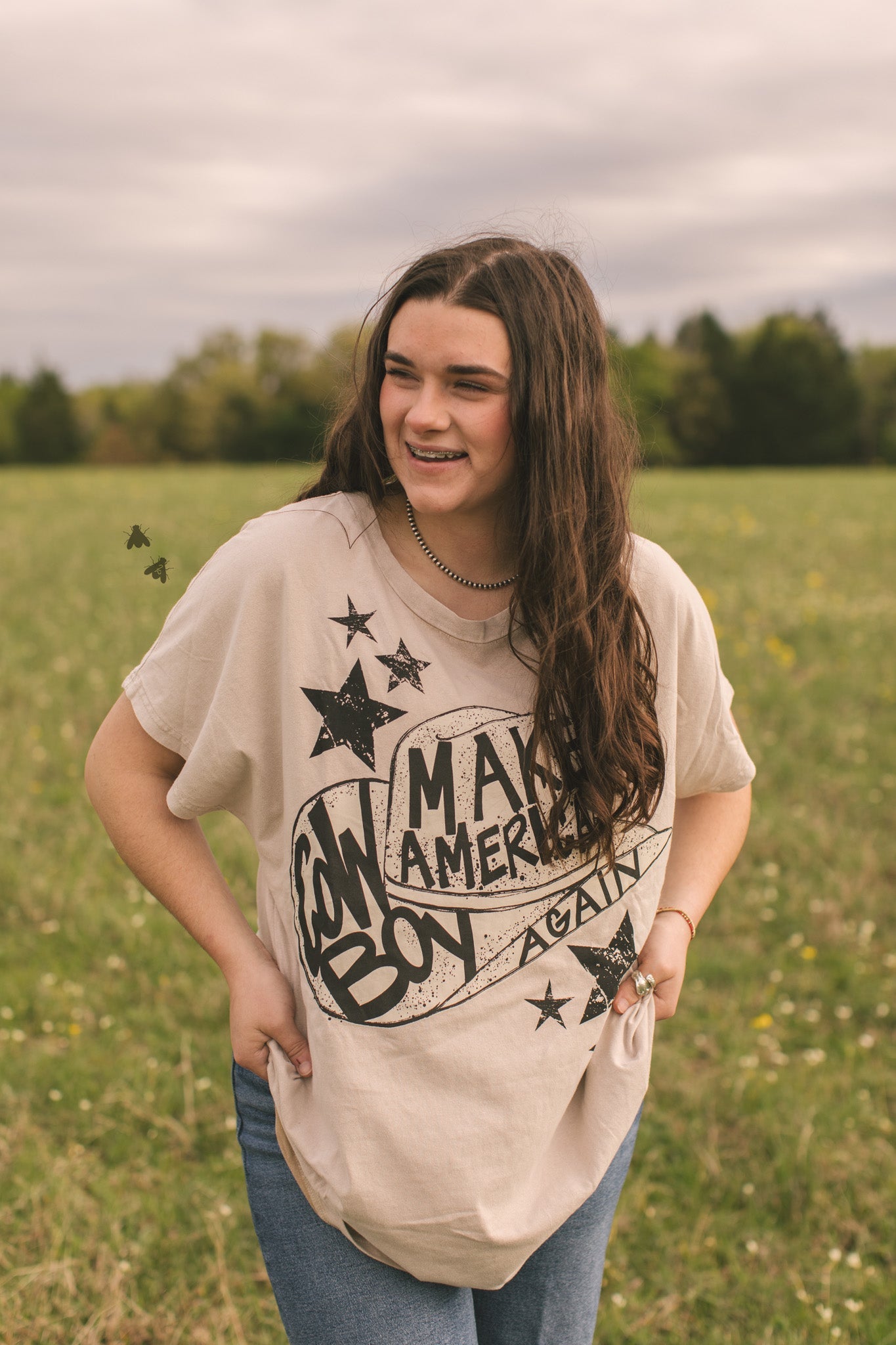 Make America Cowboy Again Oversized Tee