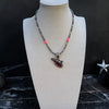 Running Bear Pink Fire Opal Pistol Pendant