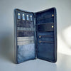 Turquoise Check Tooled & HOH Jewelry Wallet