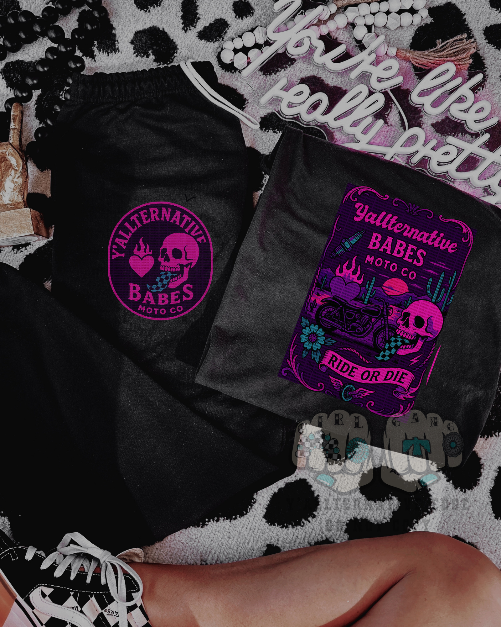 Y'allBabe Lounge Set- Crewneck or Hoodie