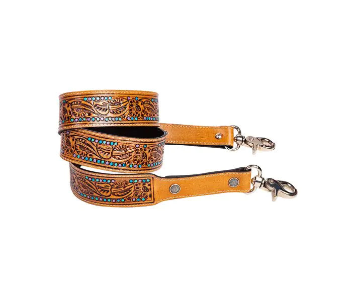 Genuine Hand Tooled Purse Straps