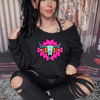 Neon Midnights Off The Shoulder Crew (Can opt out)