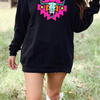 Neon Midnights Off The Shoulder Crew (Can opt out)