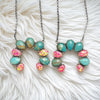 Mine 8 & Hot Pink Fire Opal XL Naja Necklace