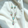 Cotton Candy Lariat Necklace Set