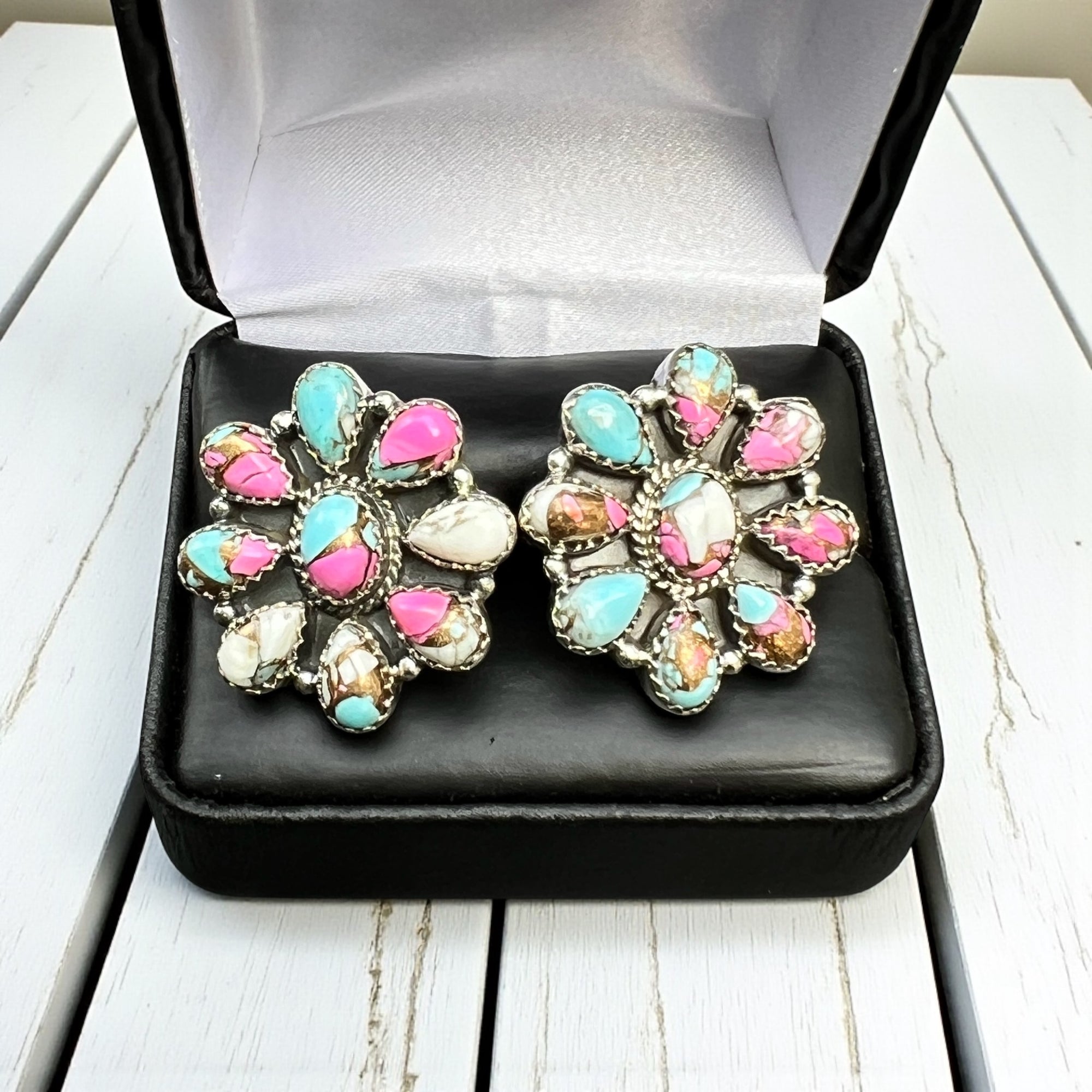 Cotton Candy Cluster Rings- Adjustable