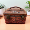 Horse Gal Tooled Jewelry Box