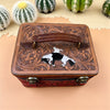 Horse Gal Tooled Jewelry Box