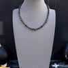 Sleepy Lavender Fire Opal Choker — 14.5" + 1.5" Extender